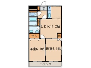 ルミナスハイムⅡの物件間取画像